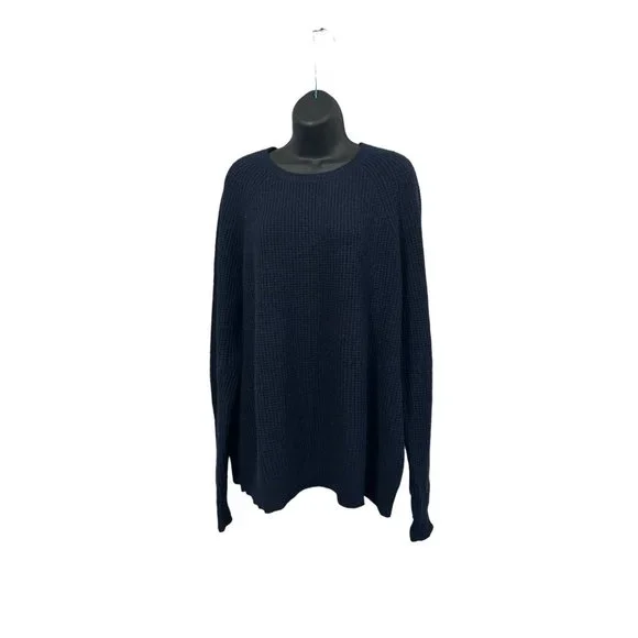 Banana Republic SARNO CASHMERE CREW NECK SWEATER blue